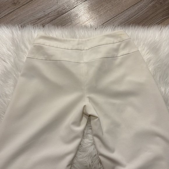 Off white wide leg dress pants - Picture 3 of 4